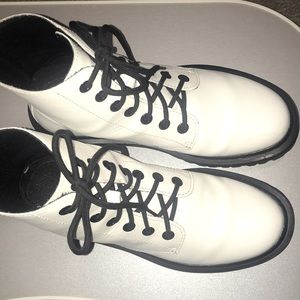 Dr. Martens smooth leather lace up boots